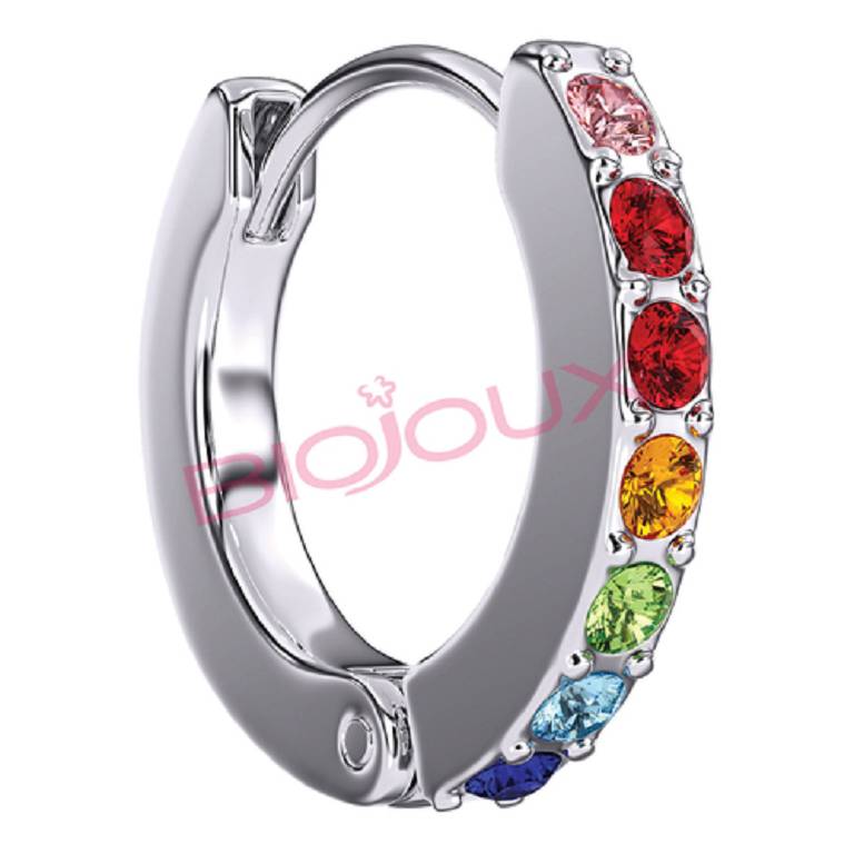 BJT725 ORECCHINI CRYSTAL HO SS