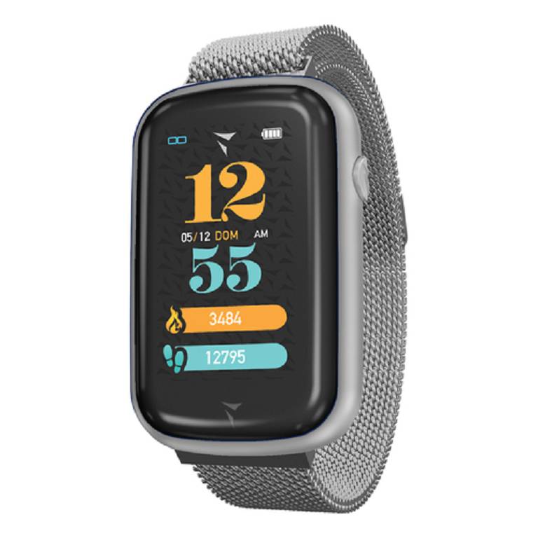 SMARTWATCH STEPS MAGLIA SILVER